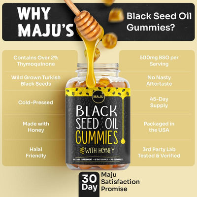 Black Seed Oil Gummies - PureRoot Labs